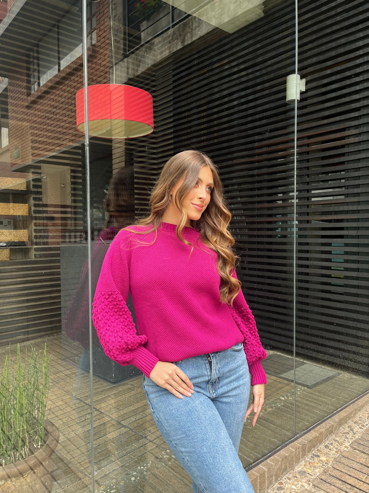 Suéter Pompeya - Magenta