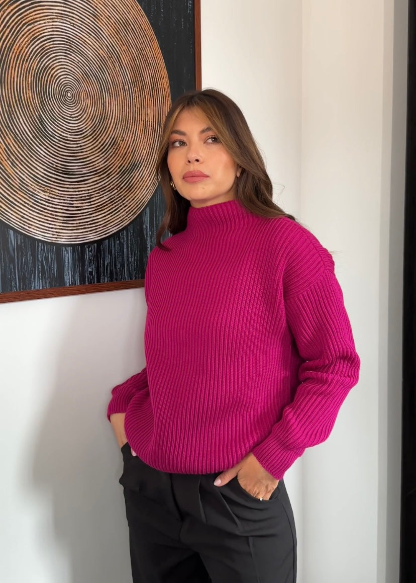 Suéter Capri - Magenta (Pre-Orden)