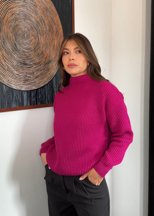 Suéter Capri - Magenta (Pre-Orden)