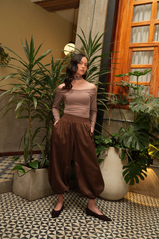 Pantalón Brindis - Chocolate