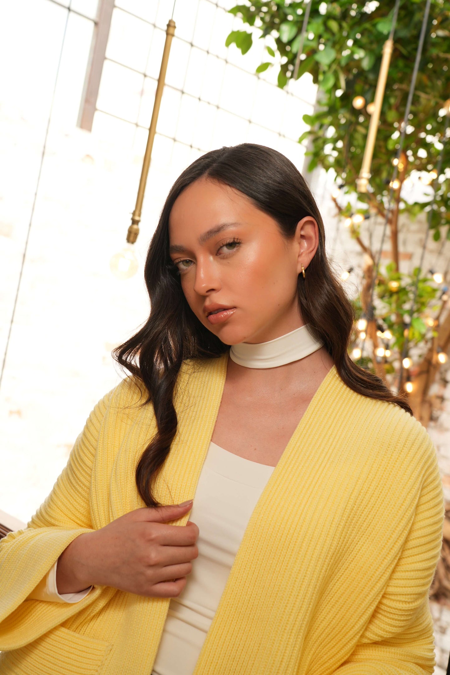 Cárdigan Alma - Amarillo